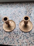 Vintage MALM kandelaars uit Zweden, Ophalen of Verzenden, Koper of Brons