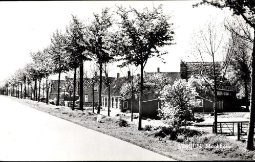 Strijen (Z.H.), Straatgezicht Mookhoek, 1964, Verzamelen, Ansichtkaarten | Nederland, Ongelopen, Zuid-Holland, 1960 tot 1980, Verzenden