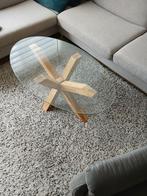 Salontafel glas, Huis en Inrichting, Ophalen, 100 tot 150 cm, 50 tot 100 cm, Zo goed als nieuw