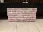 4x 3D Wandpanelen Lichtrood Steenmotief 100x50x2cm, Doe-het-zelf en Verbouw, Platen en Panelen, Ophalen of Verzenden, Nieuw, Overige materialen