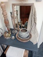 Landelijke spiegel, Huis en Inrichting, Ophalen, Rechthoekig, Minder dan 100 cm