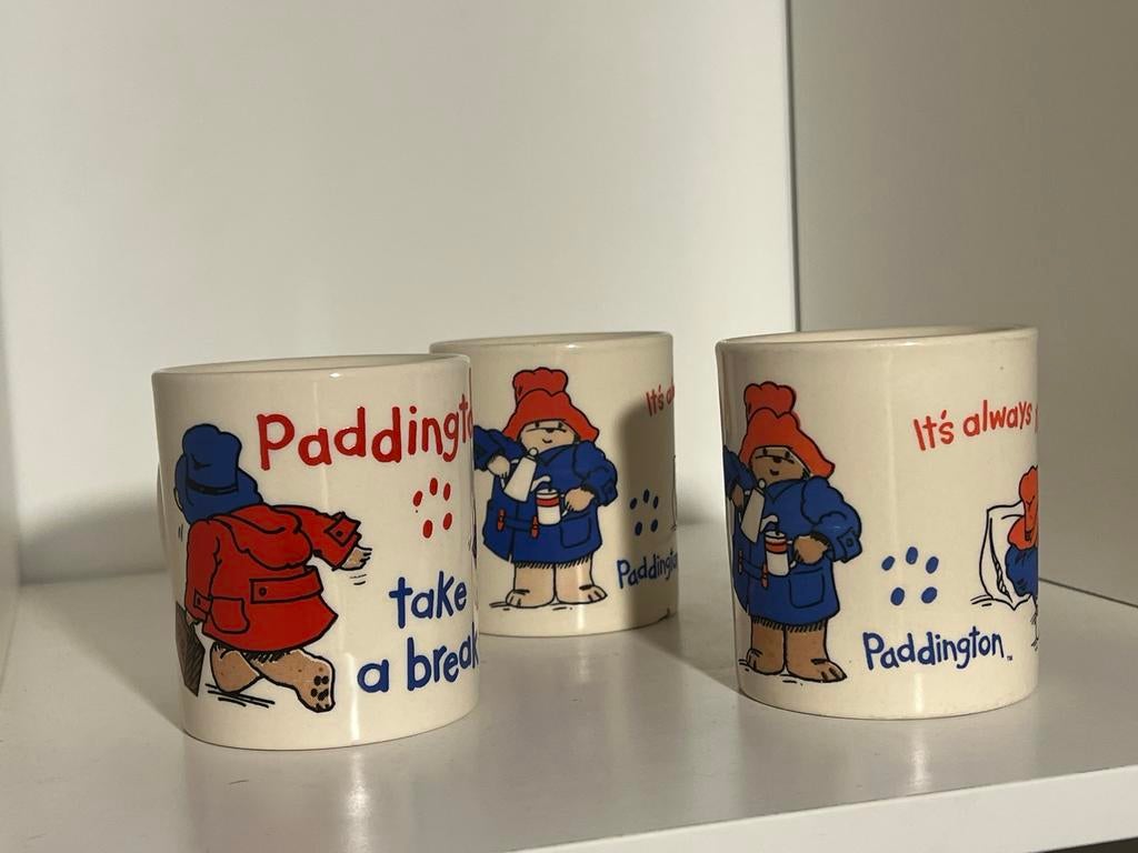 Beertje Paddington Bekers - Set van 3, Ophalen of Verzenden, Gebruikt