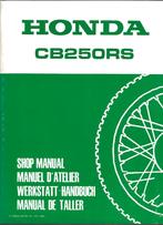 Honda CB250 RS shop manual (900p) motor, Motoren, Handleidingen en Instructieboekjes, Honda