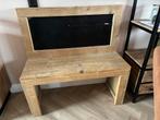 Kindertafel met krijtbord en magneetstrip, Ophalen of Verzenden, Gebruikt