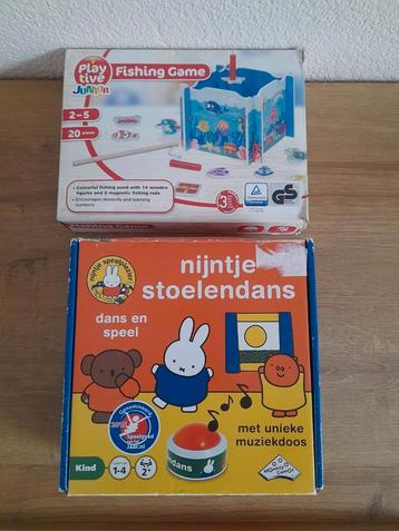 Twee spelletjes nijntjes stoelendans en magneetspel  beschikbaar voor biedingen