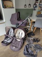 Harvey Easywalker duowagen met nieuwe wielen en accessoires, Kinderen en Baby's, Kinderwagens en Combinaties, Overige merken, Duowagen