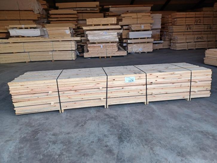 Panlatten-tengels in grenen en vuren, diverse formaten, Doe-het-zelf en Verbouw, Hout en Planken, Nieuw, Plank, Overige houtsoorten