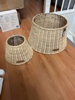 Rattan lampenkappen riviera maison, Huis en Inrichting, Ophalen of Verzenden, Zo goed als nieuw, Rond, 25 tot 50 cm