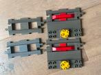 Duplo Treinrails: 2 Wissels + 2 Rechte Sporen, Kinderen en Baby's, Speelgoed | Duplo en Lego, Ophalen of Verzenden, Gebruikt, Losse stenen