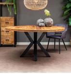 Eettafel rond 130cm, Ophalen, Nieuw