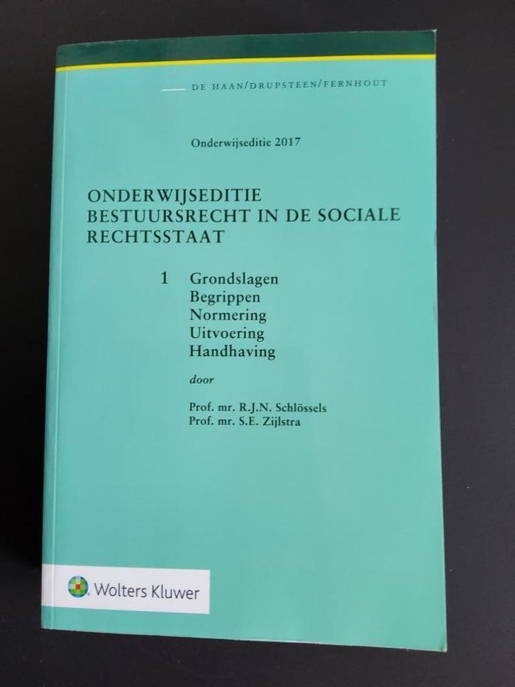 Studieboek Rechten - Bestuursrecht i/d sociale rechtstaat 1, Boeken, Studieboeken en Cursussen, Nieuw, WO, Gamma, Ophalen of Verzenden