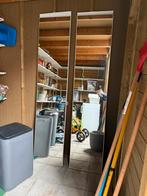 2 Spiegeldeuren 45x205 cm, Huis en Inrichting, Woonaccessoires | Spiegels, Ophalen, Minder dan 50 cm, 200 cm of meer, Zo goed als nieuw