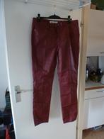 NIEUW broek GEISHA burgundy IMITATIE LEER 44 -GRATIS zend, Overige kleuren, Maat 42/44 (L), Nieuw, Ophalen of Verzenden
