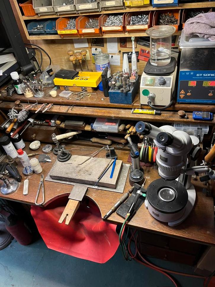 Edelsmid/goudsmit werkplaats, Sieraden, Tassen en Uiterlijk, Overige Accessoires, Gebruikt, Ophalen