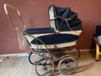 Vintage Kinderwagen - Blauw/Wit, Ophalen of Verzenden, Gebruikt, Kinderwagen, Overige merken