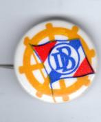 BUTTON SCHEEPSVLAG DB STUURRAD (A2)  KIJK OOK EENS NAAR MIJN, Verzenden, Gebruikt, Overige onderwerpen