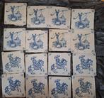 29 Antieke tegeltjes Delfts Blauw/Mosa, Ophalen