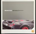 Renault Megane Sport R26.R brochure UK 2008, Ophalen of Verzenden, Gelezen, Renault