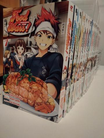Manga - Food Wars 1-25 (Shokugeki no Soma) beschikbaar voor biedingen