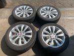 MITSUBISHI OUTLANDER PHEV VELGEN + 4S BANDEN 225 55 R18 TPMS, 18 inch, Gebruikt, ., Banden en Velgen