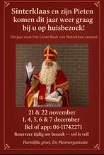 Tradinole pieten met zonder sint alle dagen nog beschikbaar, Diversen, Ophalen, Zo goed als nieuw