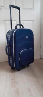 MC Heggen Reiskoffer - Blauw, Wieltjes, Gebruikt, 50 tot 60 cm, Ophalen of Verzenden