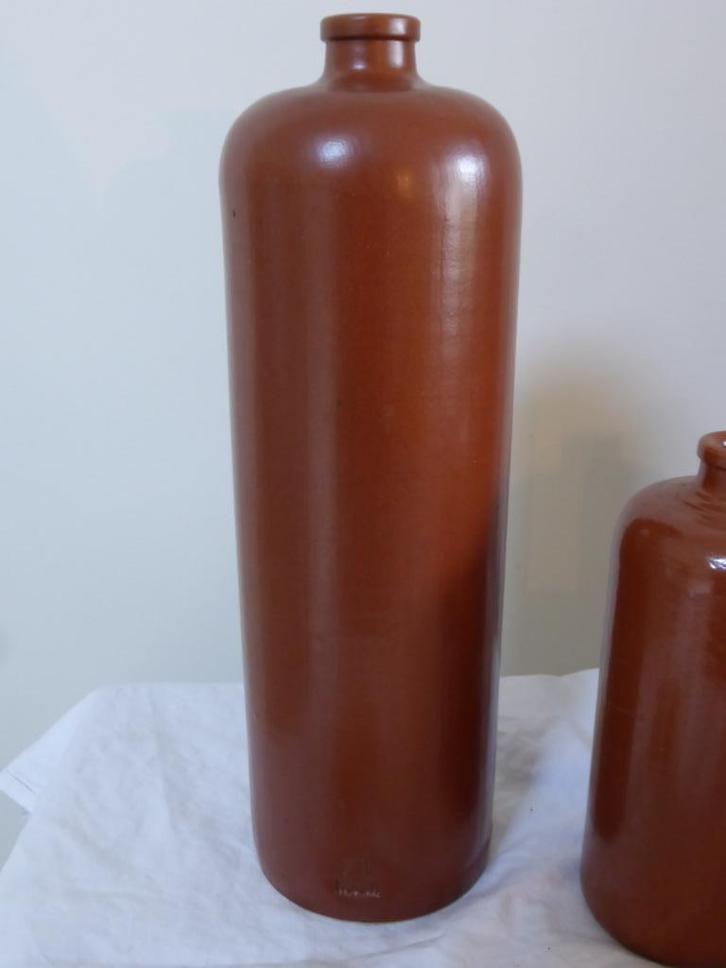 GROTE oude JENEVERKRUIK 2 ltr. MKM / stenen fles kruik (7), Antiek en Kunst, Antiek | Keramiek en Aardewerk, Ophalen of Verzenden