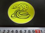 sticker strip slang cobra, Verzamelen, Ophalen, Zo goed als nieuw, Bedrijf of Vereniging