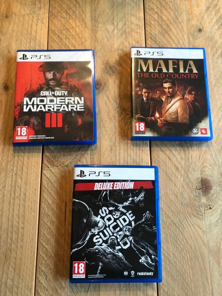 PS5 Games - Call of Duty, Mafia, Suicide Squad, Spelcomputers en Games, Games | Sony PlayStation 5, Zo goed als nieuw, Ophalen of Verzenden