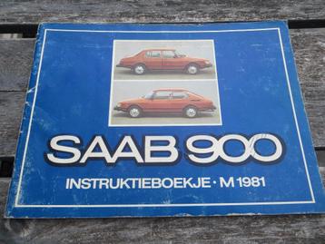Instructieboek Saab 900, Saab 900 turbo 1981 beschikbaar voor biedingen