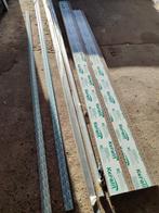 Keralit vergrijsd cedar  143 mm sponningdeel+ profielen, Ophalen of Verzenden, Nieuw, Kunststof