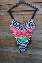 Badpak blauw bloem Amoena mt 42C Vaste prijs AANBIEDING, Kleding | Dames, Badmode en Zwemkleding, Blauw, Amoena, Badpak, Ophalen of Verzenden