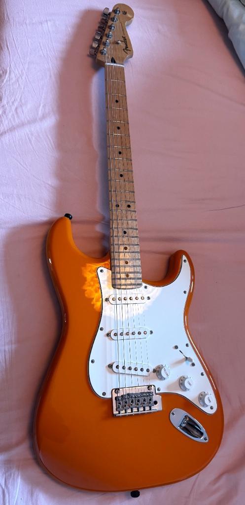 Fender Player Stratocaster SSS Capri MN MiM 2019, Muziek en Instrumenten, Snaarinstrumenten | Gitaren | Elektrisch, Gebruikt, Solid body