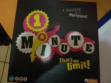 1 minuut that's the limit, party spel beschikbaar voor biedingen