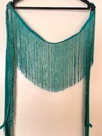 Turquoise franje slinger 9,6 meter, Ophalen of Verzenden, Zo goed als nieuw, Versiering, Overige