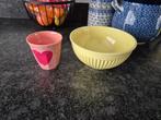 Rice melamine mok en schaal, Huis en Inrichting, Keuken | Servies, Ophalen of Verzenden, Zo goed als nieuw, Overige stijlen, Schaal of Schalen