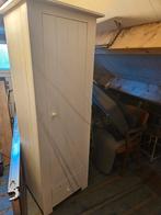Babykamer: Ledikant en Kast - Wit Grenen, Ophalen, Gebruikt, 50 tot 70 cm, 105 cm of meer