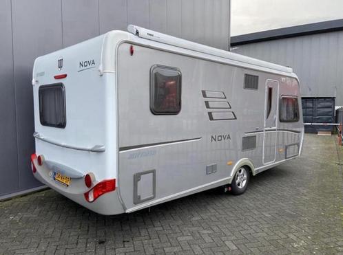 Eriba Hymer Nova 545 Frans bed, rondzit, mover, vaste luifel, Caravans en Kamperen, Caravans, Particulier, tot en met 4, 1250 - 1500 kg