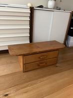 Houten Kastje met Lades, Huis en Inrichting, Kasten | Ladekasten, Ophalen, Gebruikt, 1 of 2 laden, 50 tot 100 cm