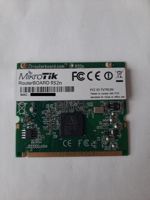 MikroTik RouterBOARD R52n miniPCI Netwerkadapter /5GHz of 2G, Computers en Software, Routers en Modems, Nieuw, Ophalen of Verzenden