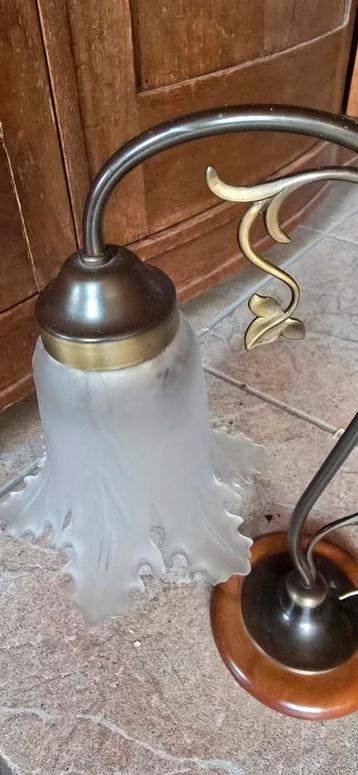 Art Nouveau Tulplamp bureaulamp massive  beschikbaar voor biedingen