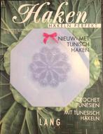 Haakboek Lang Yarns - Tunisch Haken, Ophalen of Verzenden, Gebruikt