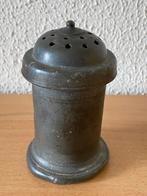 Antiek tinnen zoutvaatje, Ophalen of Verzenden