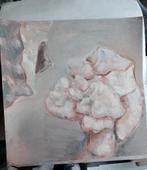 Olieverf op Canvas - Figuren - 20e Eeuw, Antiek en Kunst, Kunst | Schilderijen | Abstract, Ophalen of Verzenden