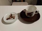 KOPJE MET SCHOTEL VAN TIRSCHENREUTH BAVARIA + 2 ONDERZETTERS, Huis en Inrichting, Keuken | Servies, Overige materialen, Overige typen