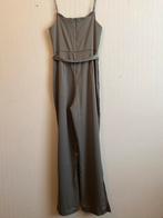 Satijnen jumpsuit in warmgrijs maat 38. Nooit gedragen., Ophalen of Verzenden, Zo goed als nieuw, Maat 38/40 (M), Zwart