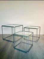 Max Sauze nesting tables grijs, Minder dan 55 cm, Gebruikt, Ophalen of Verzenden, 60 cm of meer