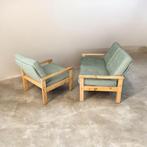 Vintage Scandinavische Grenen Bankstel Jaren 70, Ophalen, Gebruikt, Huysmans, Mid Century Deens design pine wood / grenen
