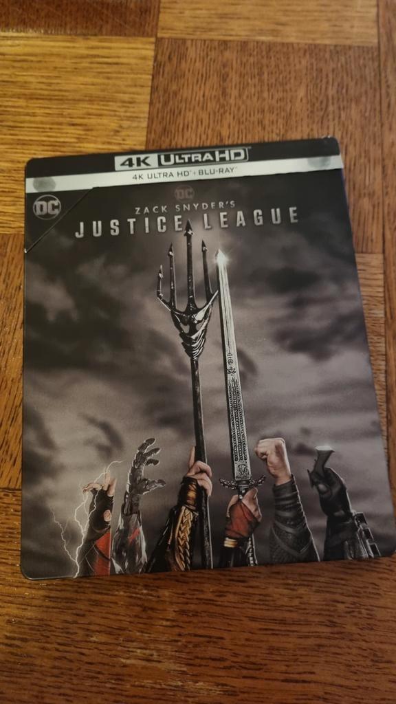 Zack Snyder's Justice League 4K Ultra HD Blu-ray Steelbook, Cd's en Dvd's, Blu-ray, Zo goed als nieuw, Ophalen of Verzenden