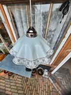 Hanglamp golvend swirl glas, lees de beschrijving., Huis en Inrichting, Lampen | Hanglampen, Ophalen of Verzenden, Glas, Minder dan 50 cm